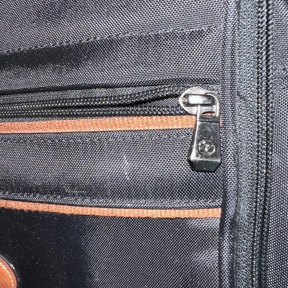 Longchamp - Boxford Carry On Luggage Size 55cm/Medium in Black/Brown - 80% OFF - Picture 3 of 16